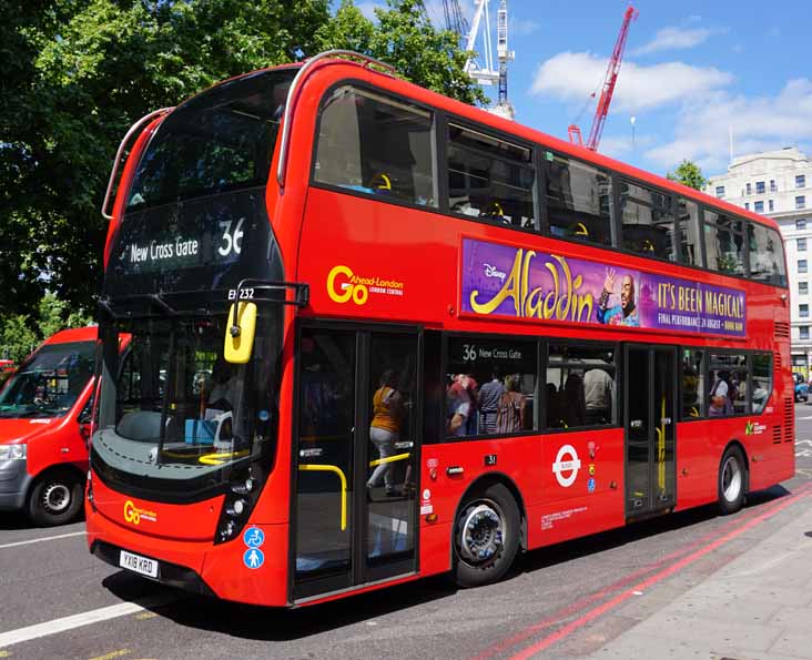 Go-Ahead London Alexander Dennis Enviro400HMMC EH232